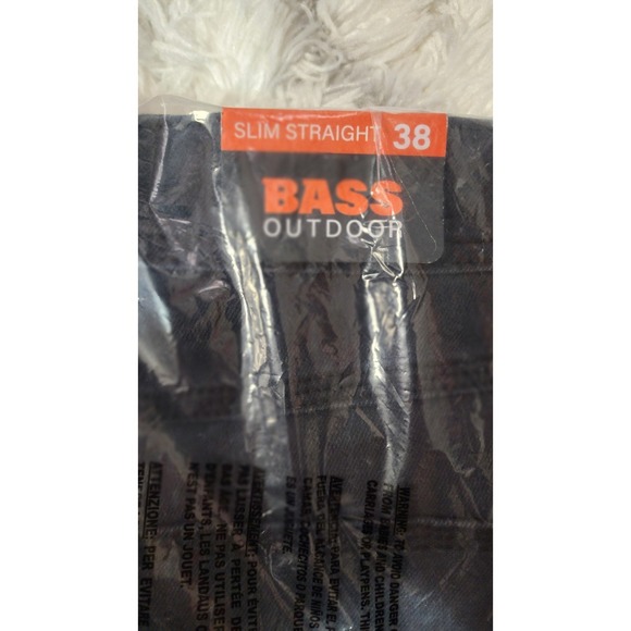 Bass Outdoor Mens Everyday Straight Leg Pant with 6 Pockets Standard - caviar - Picture 5 of 5